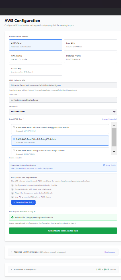 AWS Configuration